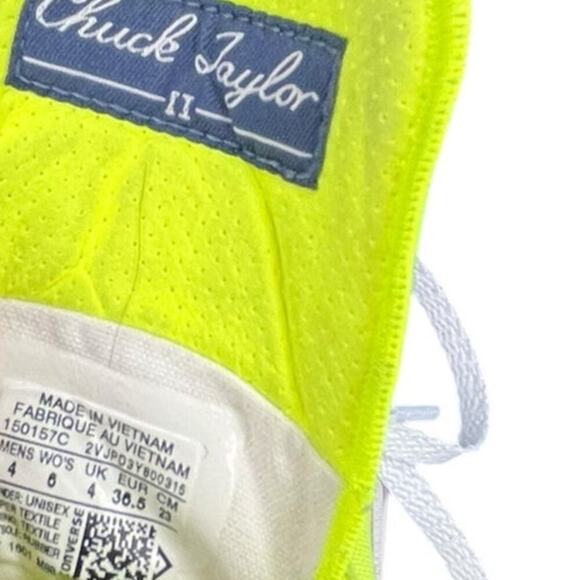 Unisex Converse Chuck Taylor II All Star 150157C Athletic Sneaker SZ M4/W6 Green - Picture 6 of 6